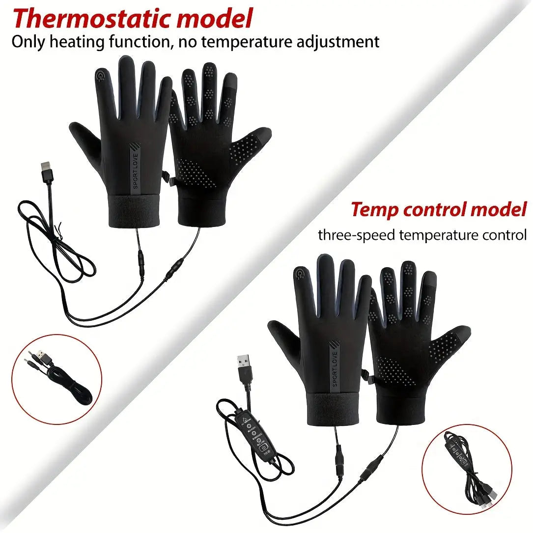 Guantes térmicos eléctricos con control inteligente Dropshipman