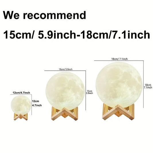 Lámpara lunar con control remoto inteligente Dropshipman